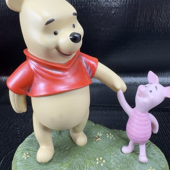 Disney Pooh Friends Figurine Lets Wander And Wonder Together Pooh And Piglet VTG - Picture 9 of 10